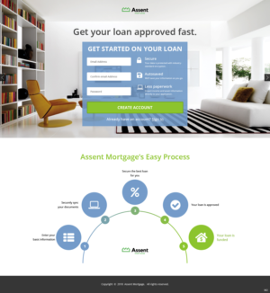 Web Design by pb for Assent Mortgage, LLC | Design: #19850796
