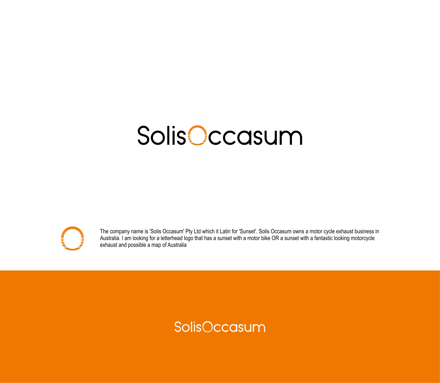 Logo Design by DyzDesign for Solis Occasum Pty Ltd | Design #19810491