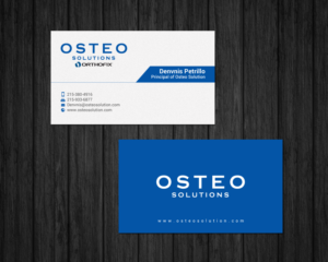 Business Card Design by chandrayaan.creative for OSTEO SOLUTIONS, INC | Design: #19773401