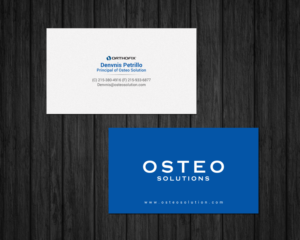 Business Card Design by chandrayaan.creative for OSTEO SOLUTIONS, INC | Design: #19773402