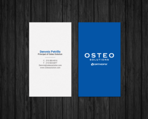 Business Card Design by chandrayaan.creative for OSTEO SOLUTIONS, INC | Design: #19773404