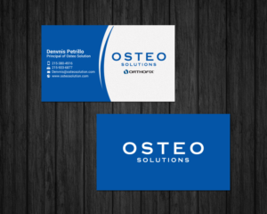 Osteo Solutions new cards | Business Card Design by chandrayaan.creative