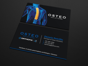 Business Card Design by Tripti Ranjan Gain for OSTEO SOLUTIONS, INC | Design: #19772604
