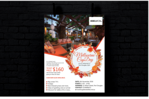 Fine Dining Restaurant needs Melbourne Cup Day Flyer | Diseño de Flyer por Fine Graphics House