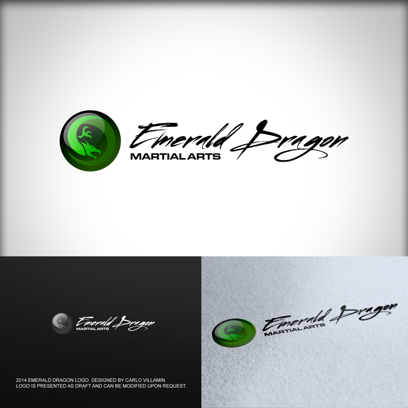 Logo Design by carlomagno for Emerald Dragon Martial Arts Pty Ltd | Design #2947292