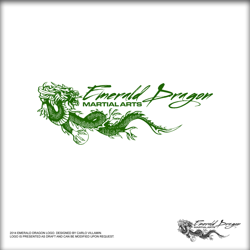 Logo-Design von carlomagno für Emerald Dragon Martial Arts Pty Ltd | Design #3096096