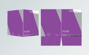 Presentation Folder for dental clinic | Schreibwaren-Design von SL Designer