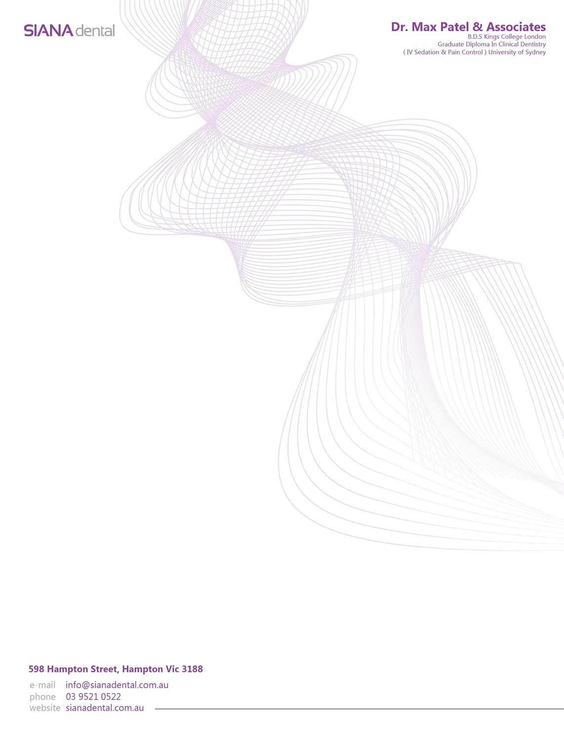Design de Papeterie par A.STUDIO pour Siana Dental | Design #19829272