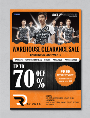Warehouse Clearance Sale Poster | Design de Flyer par alex989