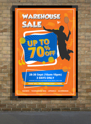 Warehouse Clearance Sale Poster | Flyer Design by ecorokerz