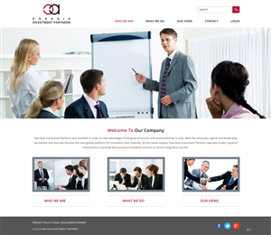 Web Design by pb for One Asia Investment Partners | Design: #2911560