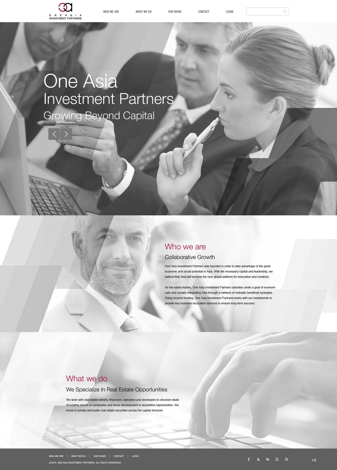Web Design by pb for One Asia Investment Partners | Design #2911564