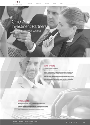 Web Design by pb for One Asia Investment Partners | Design: #2911564