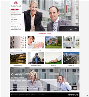 Web Design by pb for One Asia Investment Partners | Design: #2911572