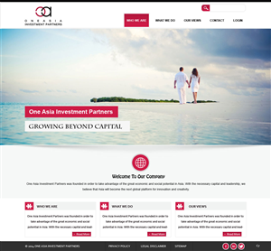 Web Design by pb for One Asia Investment Partners | Design: #2911576