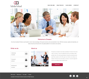 Web Design by pb for One Asia Investment Partners | Design: #2911580
