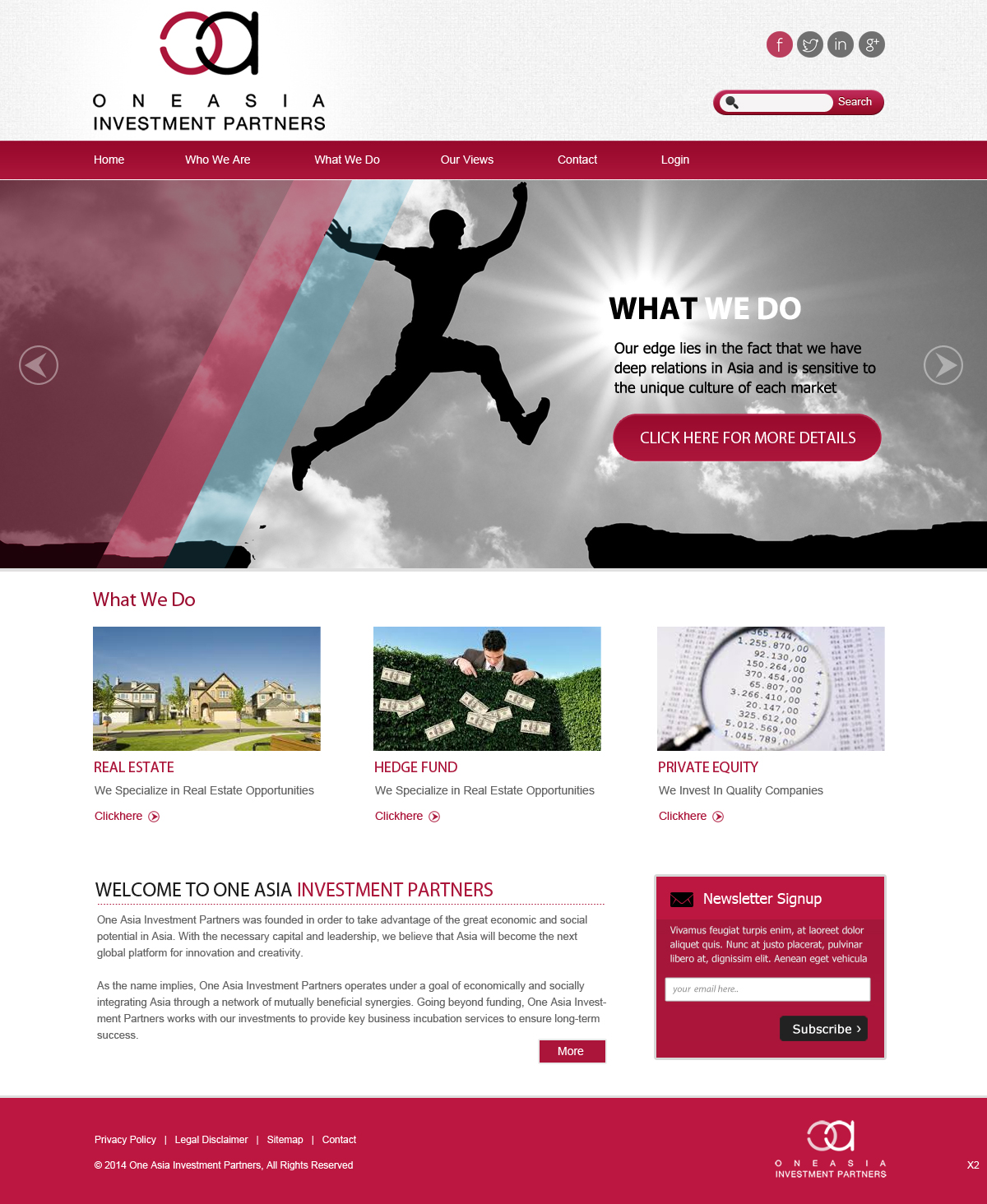 Web-Design von pb für One Asia Investment Partners | Design #2911584