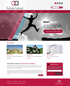 Web Design by pb for One Asia Investment Partners | Design: #2911584