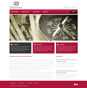 Web Design by pb for One Asia Investment Partners | Design: #2915862