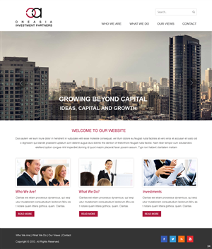 Web Design by pb for One Asia Investment Partners | Design: #2915883