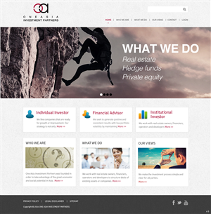 Web Design by pb for One Asia Investment Partners | Design: #2915902