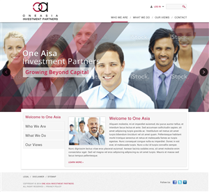 Web Design by Atom for One Asia Investment Partners | Design: #2956860