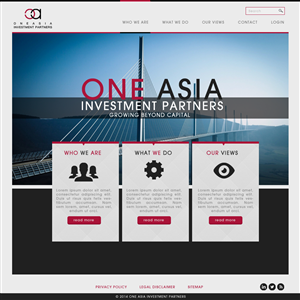Web Design by JM for One Asia Investment Partners | Design: #2944938