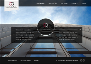 Web Design by JM for One Asia Investment Partners | Design: #2945364