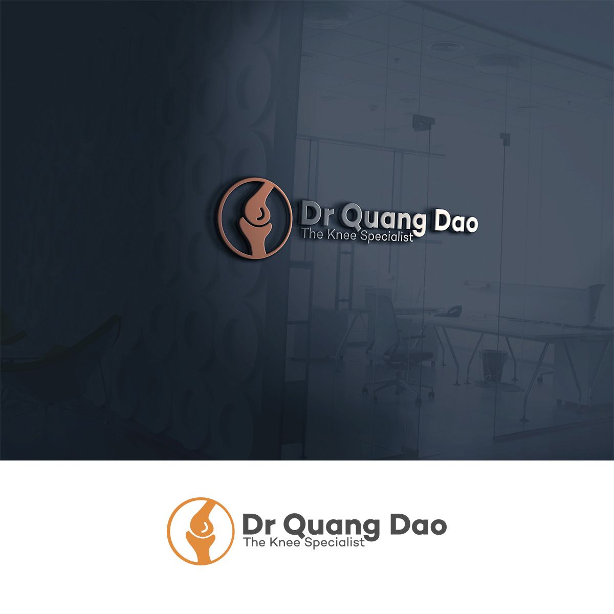 Logo Design by ClearDesign for Delta Knee Specialists Pty Ltd  | Design #19828580