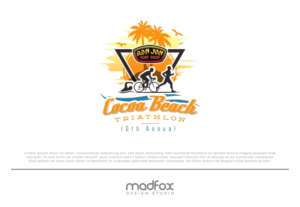 Cocoa Beach Triathlon | Diseño de Logo por WILD FOX Desing Studio