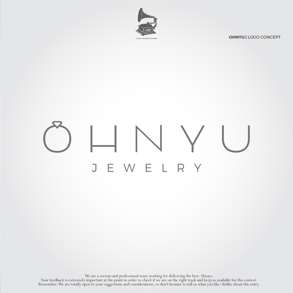 Logo Design by Magnolia S for Ohnyu Jewelry & Studio | Design #19779436