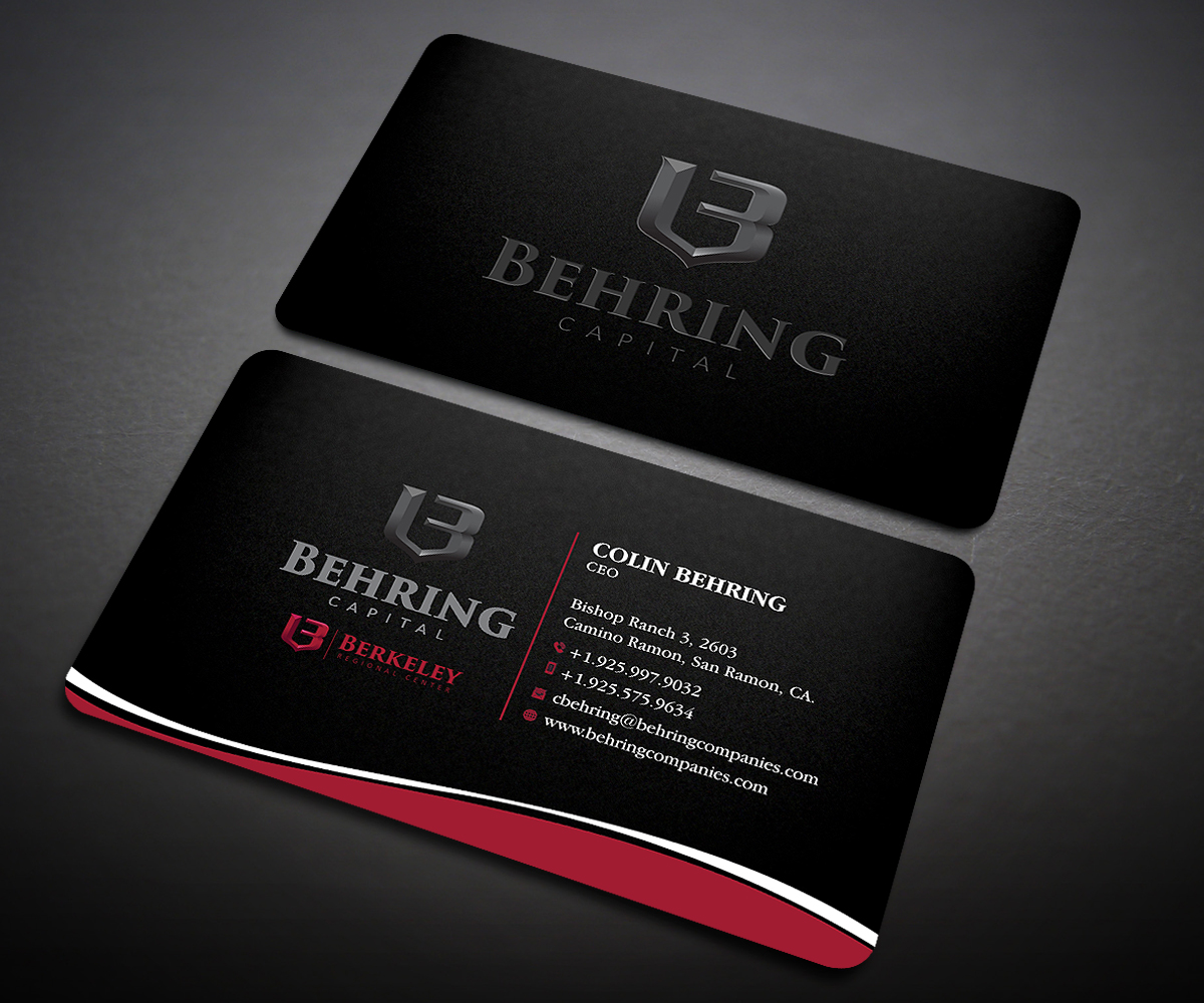 Business Card Design by Designers Hub for Behring Co. | Design #19787036