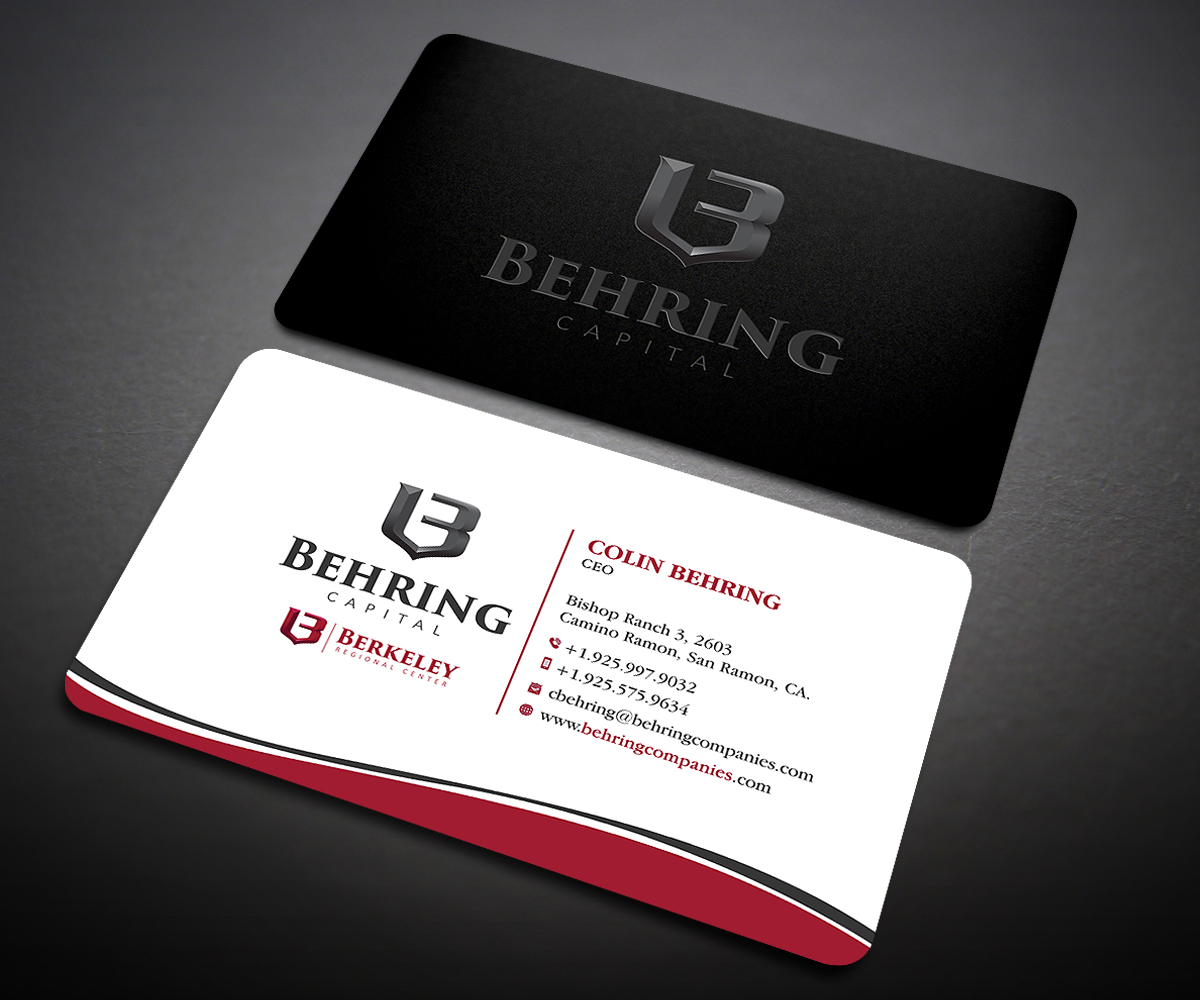 Business Card Design by Designers Hub for Behring Co. | Design #19787089