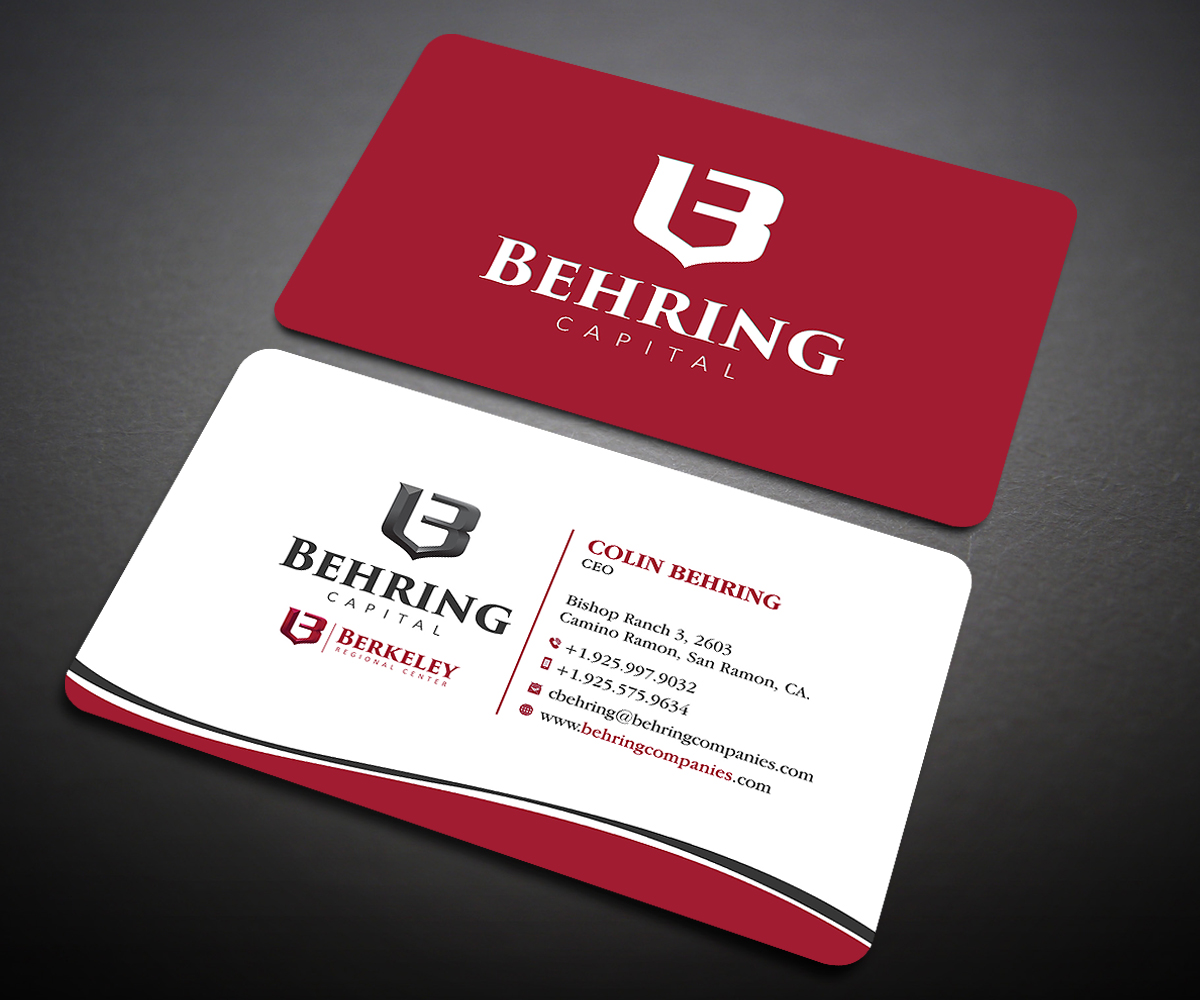 Business Card Design by Designers Hub for Behring Co. | Design #19787101