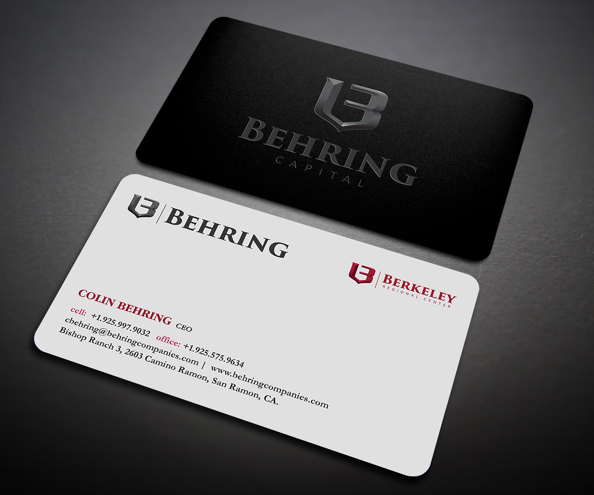 Business Card Design by Designers Hub for Behring Co. | Design #19787165