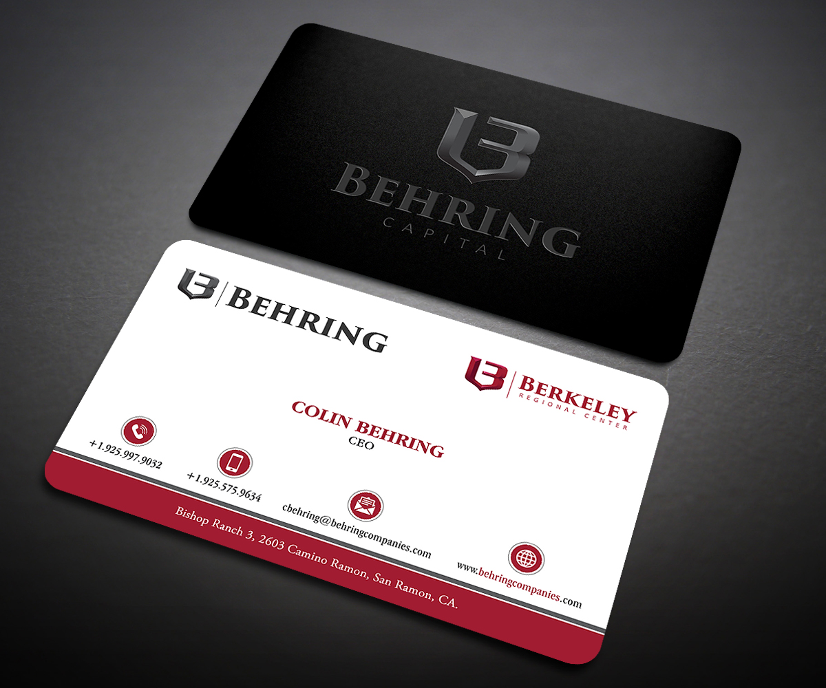 Business Card Design by Designers Hub for Behring Co. | Design #19787261