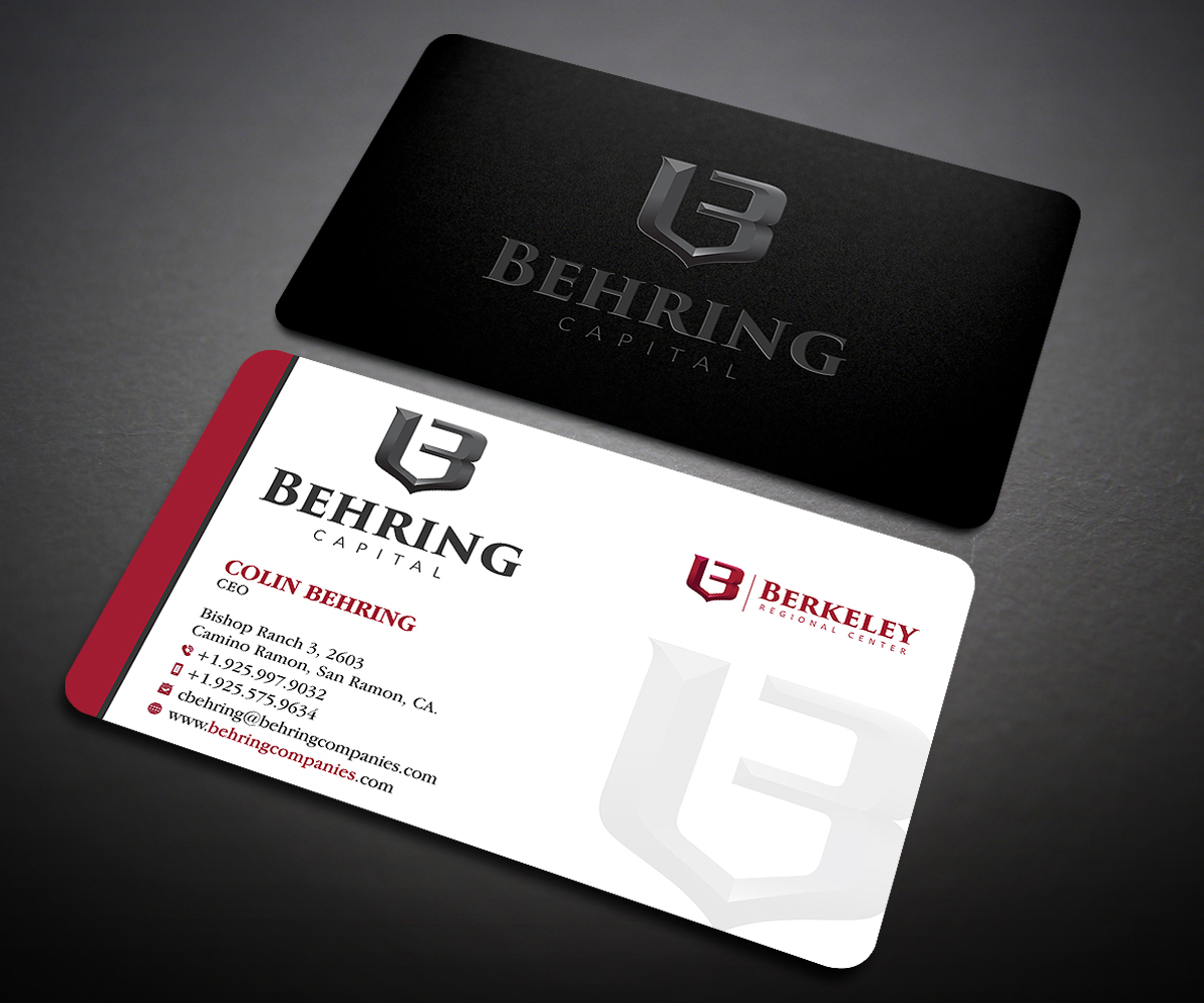Business Card Design by Designers Hub for Behring Co. | Design #19787326