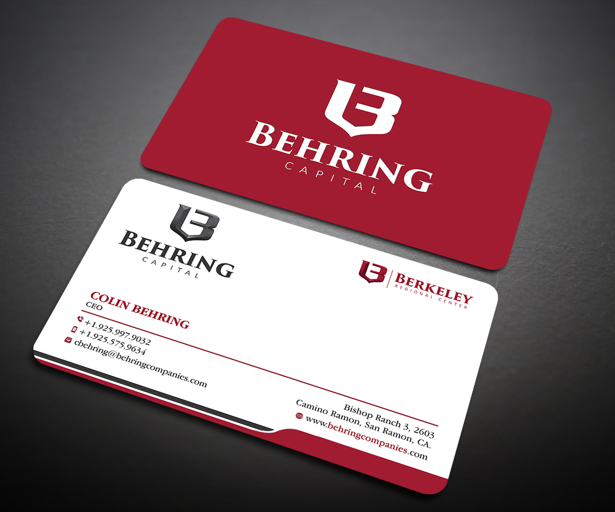 Business Card Design by Designers Hub for Behring Co. | Design #19787439