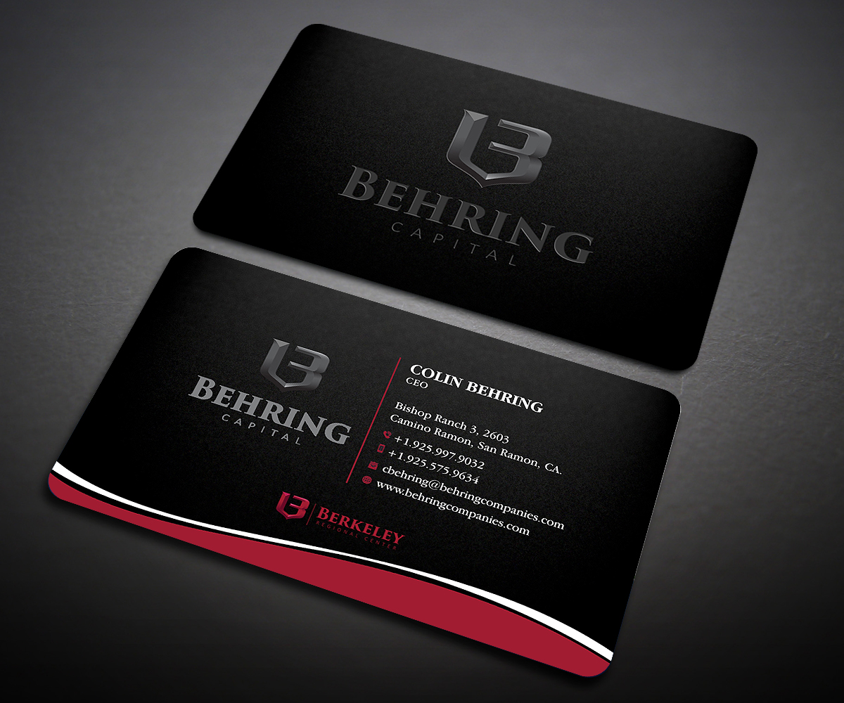 Business Card Design by Designers Hub for Behring Co. | Design #19789363