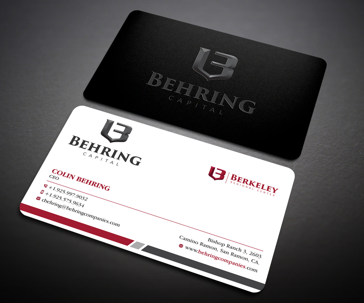 Business Card Design by Designers Hub for Behring Co. | Design #19789367