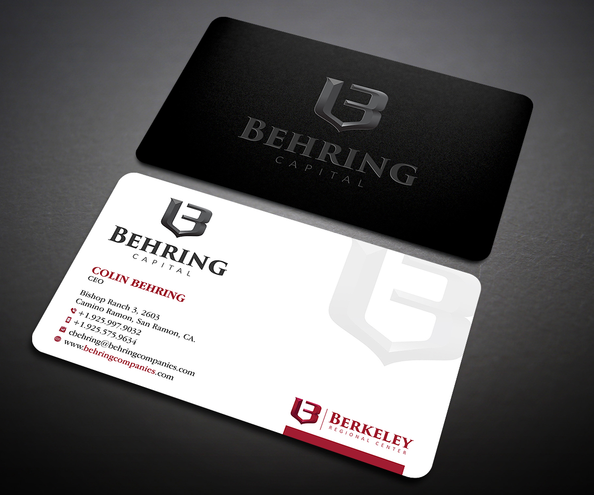 Business Card Design by Designers Hub for Behring Co. | Design #19795740
