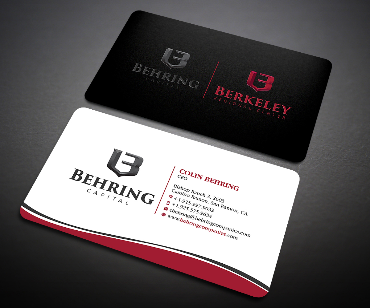 Business Card Design by Designers Hub for Behring Co. | Design #19795917