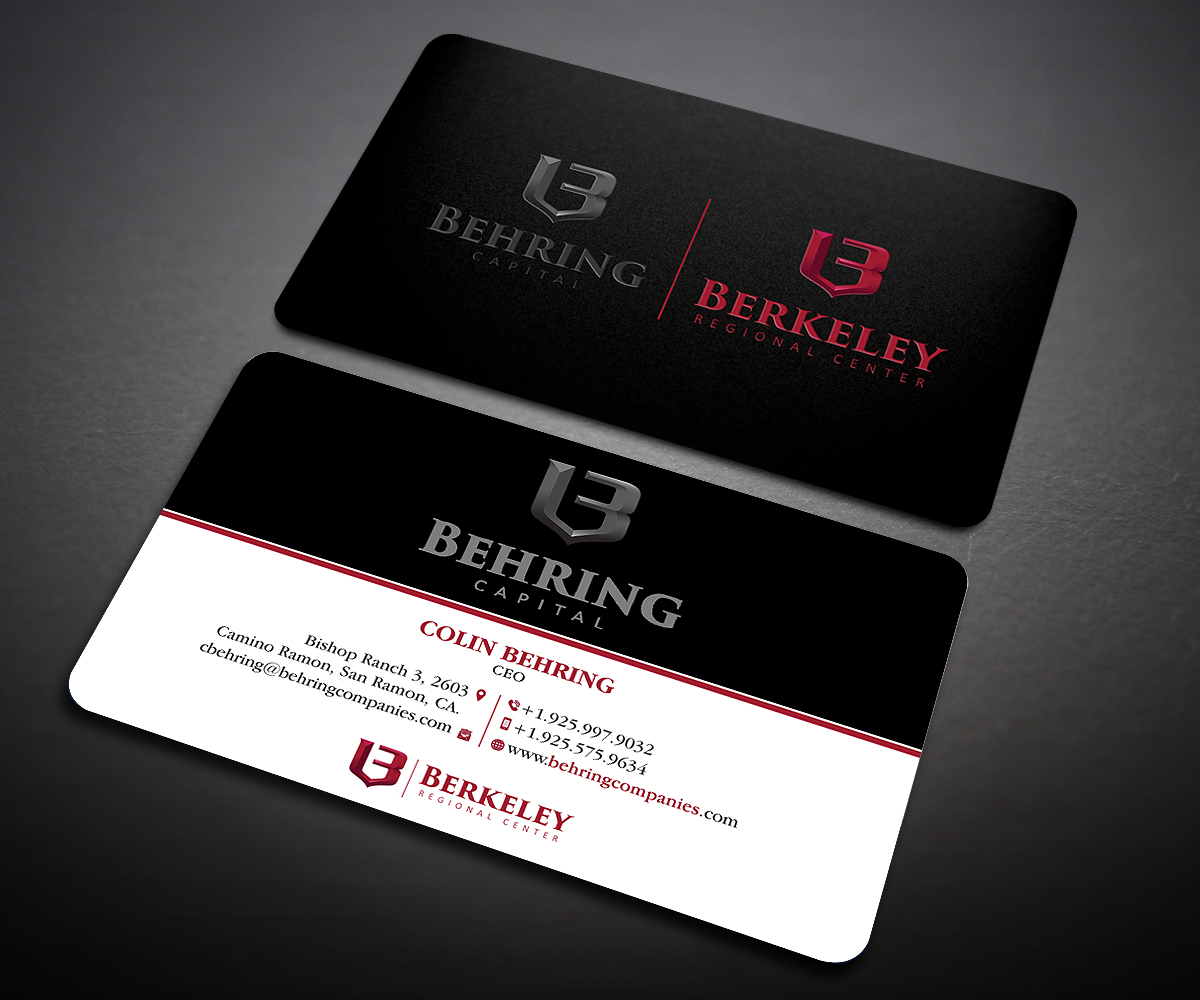 Business Card Design by Designers Hub for Behring Co. | Design #19796084
