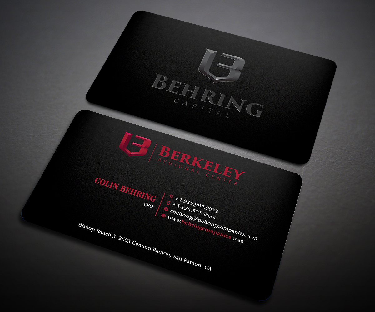 Business Card Design by Designers Hub for Behring Co. | Design #19804452