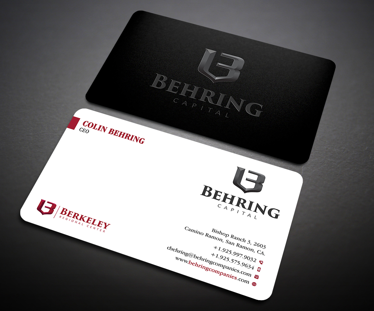 Business Card Design by Designers Hub for Behring Co. | Design #19804652