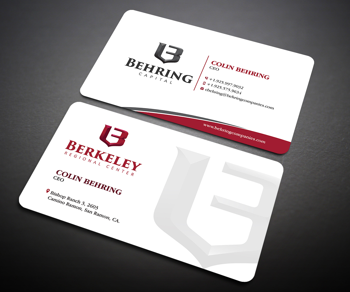 Business Card Design by Designers Hub for Behring Co. | Design #19807752