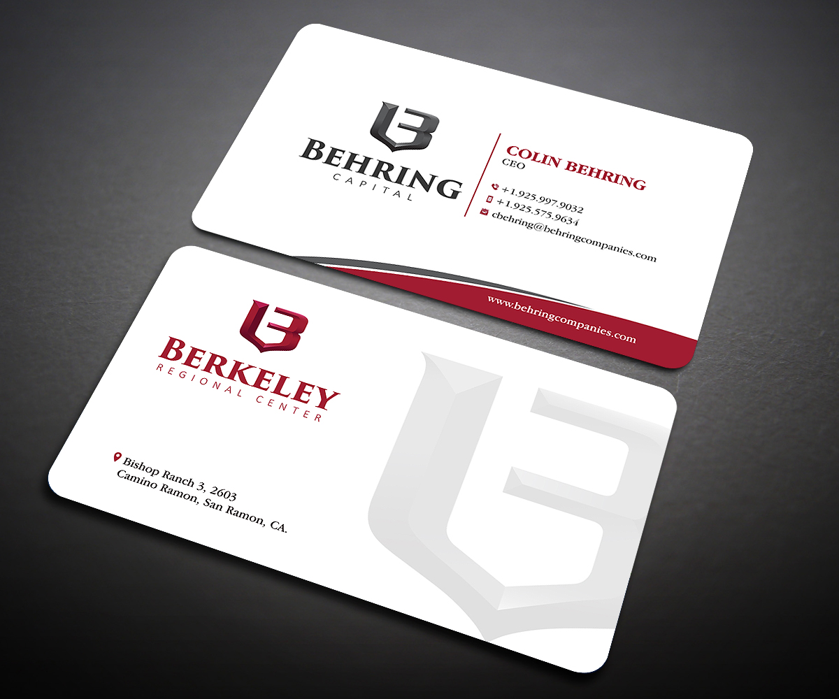 Business Card Design by Designers Hub for Behring Co. | Design #19807754
