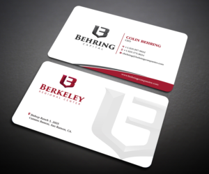 Behring Companies Business Card Design | Business Card Design by Designers Hub