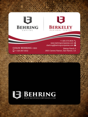 Behring Companies Business Card Design | Business Card Design by Sandaruwan