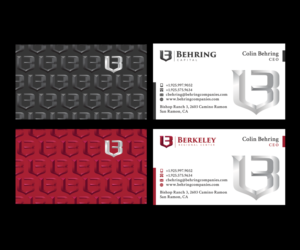 Business Card Design by Ethien for Behring Co. | Design: #19790772